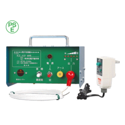 家庭用100V式電気さくAC-40（レベルメーター式）